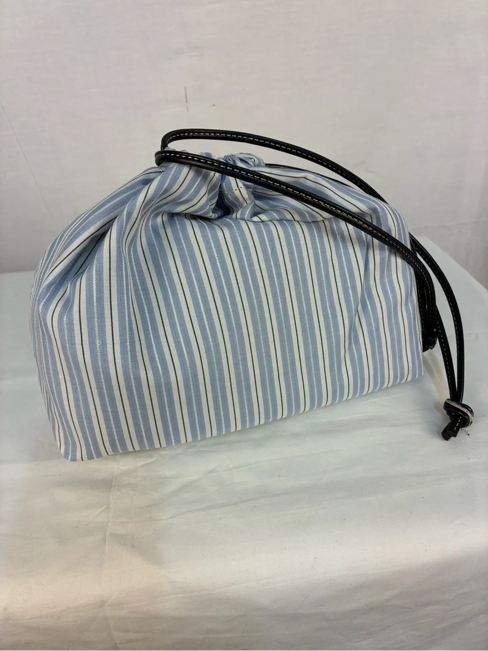 NWT Zara Navy O-Ring Shopper Bag Monogrammed